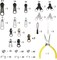 Zipper Repair Kit 255 Pcs Zipper Replacement Kit with Zipper Install Pliers Tool and Zipper Extension Pulls for Clothing Jackets Purses Luggage Backpacks Tents Sleeping Bag